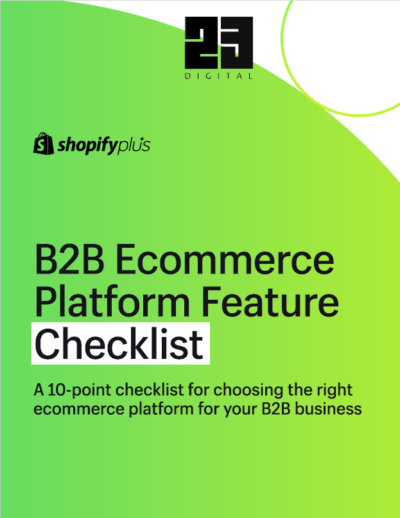 B2B Ecommerce Platform Feature Checklist